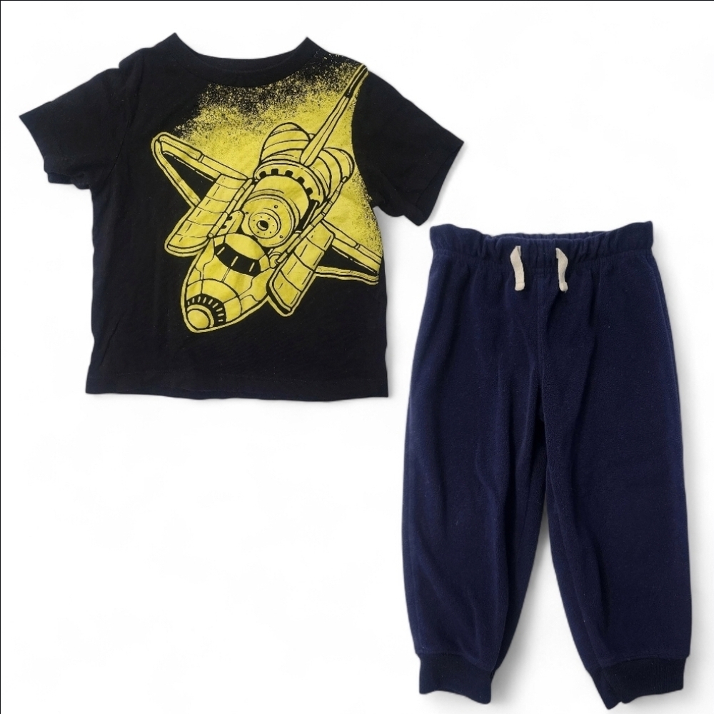 Baby Boy Space Shuttle T-Shirt & Jogger | The Children’s Place & Carters 18-24M